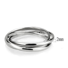 Load image into Gallery viewer, TK3743 - High polished Stainless Steel Interlocking Ring