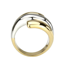 Load image into Gallery viewer, TK3796 - Two Tone IP Gold (Ion Plating) Stainless Steel Ring with NoStone in No Stone