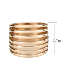 Load image into Gallery viewer, TK3797 - IP Rose Gold(Ion Plating) Stainless Steel Ring with NoStone in No Stone