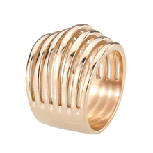 Load image into Gallery viewer, TK3797 - IP Rose Gold(Ion Plating) Stainless Steel Ring with NoStone in No Stone