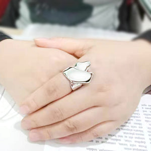 TK3798 - High polished (no plating) Stainless Steel Ring with NoStone in No Stone