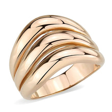 Load image into Gallery viewer, TK3799 - IP Rose Gold(Ion Plating) Stainless Steel Ring with NoStone in No Stone