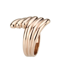 Load image into Gallery viewer, TK3800 - IP Rose Gold(Ion Plating) Stainless Steel Ring with NoStone in No Stone