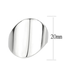 Load image into Gallery viewer, TK3801 - High polished (no plating) Stainless Steel Ring with NoStone in No Stone