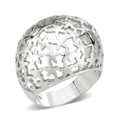 TK3802 - High polished (no plating) Stainless Steel Ring with NoStone in No Stone