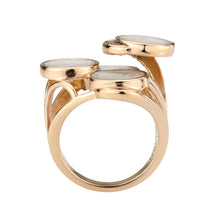 Load image into Gallery viewer, TK3822 - IP Rose Gold(Ion Plating) Stainless Steel Ring with AAA Grade CZ in Clear