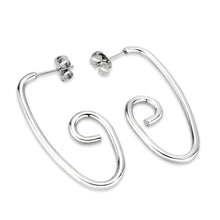 Load image into Gallery viewer, TK3843 - High Polished Minimalist Stainless Steel Earrings