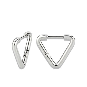 TK3847 - High Polished Minimalist Stainless Steel Earrings