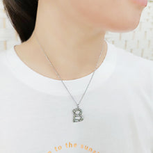 Load image into Gallery viewer, TK3853B High Polished Stainless Steel Chain Initial Pendant - Letter B