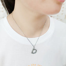 Load image into Gallery viewer, TK3853D High Polished Stainless Steel Chain Initial Pendant - Letter D