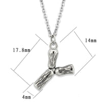 Load image into Gallery viewer, TK3853Y High Polished Stainless Steel Chain Initial Pendant - Letter Y