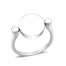 Load image into Gallery viewer, TK385403 - High polished (no plating) Stainless Steel Ring with Top Grade Crystal in SeaBlue