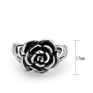 TK3870 - High polished (no plating) Stainless Steel Ring with NoStone in No Stone