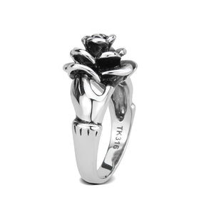 TK3870 - High polished (no plating) Stainless Steel Ring with NoStone in No Stone