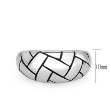 Load image into Gallery viewer, TK3871 - High polished (no plating) Stainless Steel Ring with Epoxy in No Stone