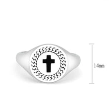 Load image into Gallery viewer, TK3874 - High polished (no plating) Stainless Steel Ring with Epoxy in No Stone