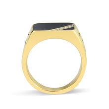 Load image into Gallery viewer, TK3898 - IP Gold(Ion Plating) Stainless Steel Ring with Top Grade Crystal in Clear