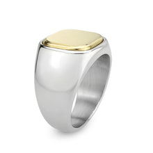 Load image into Gallery viewer, TK3909 - Two Tone IP Gold (Ion Plating) Stainless Steel Ring with NoStone in No Stone