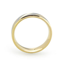 Load image into Gallery viewer, TK3919 - Two Tone IP Gold (Ion Plating) Stainless Steel Ring with NoStone in No Stone