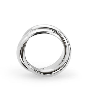 TK3920 - High polished (no plating) Stainless Steel Ring with NoStone in No Stone