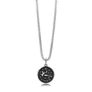 TK3922 - High polished (no plating) Stainless Steel Chain Pendant with NoStone in No Stone