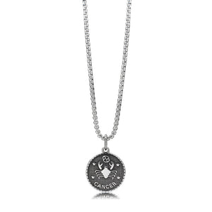 TK3923 - High polished (no plating) Stainless Steel Chain Pendant with NoStone in No Stone