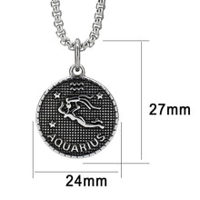 Load image into Gallery viewer, TK3925 - High polished (no plating) Stainless Steel Chain Pendant with NoStone in No Stone