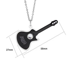 Load image into Gallery viewer, TK3933 - High polished (no plating) Stainless Steel Chain Pendant with Top Grade Crystal in Clear