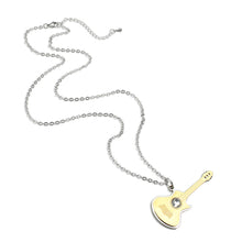 Load image into Gallery viewer, TK3934 - Two Tone IP Gold (Ion Plating) Stainless Steel Chain Pendant with Top Grade Crystal in Clear