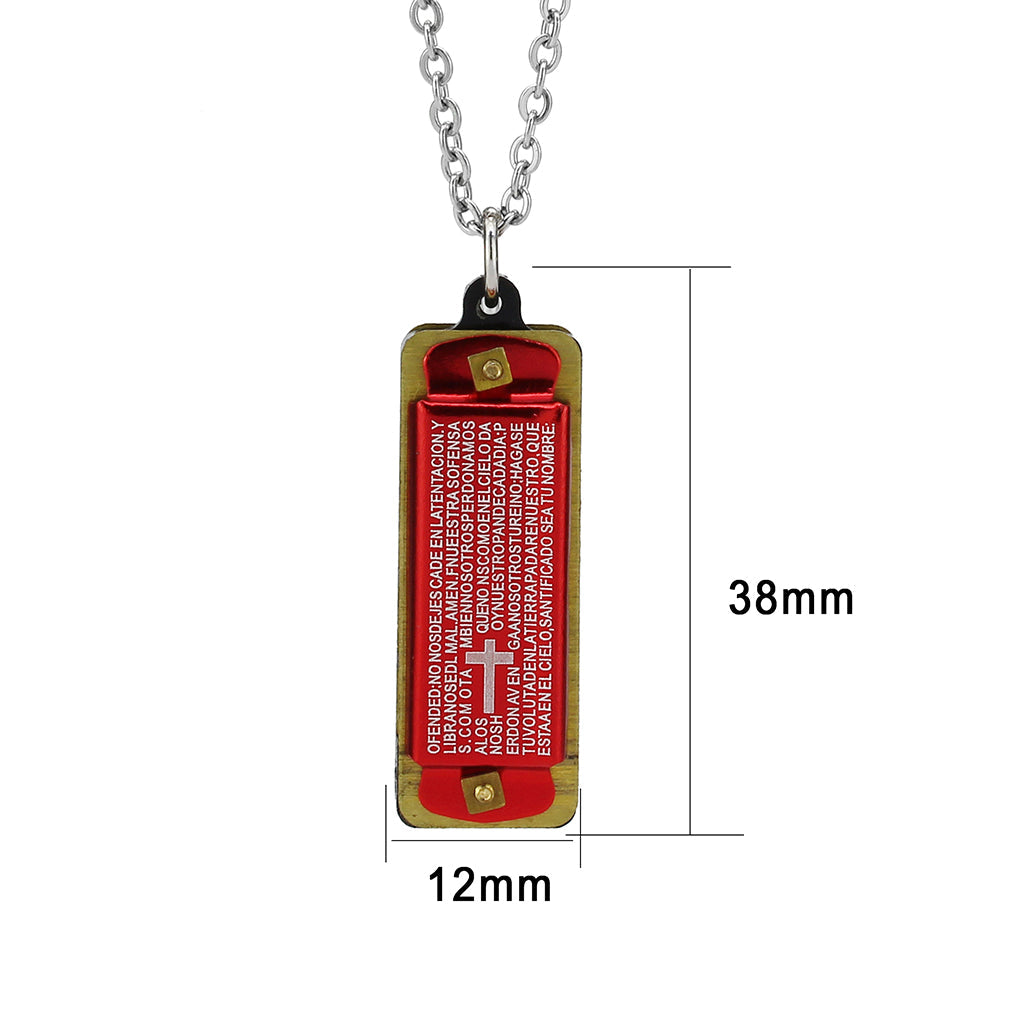 TK3935 - Two Tone IP Gold (Ion Plating) Stainless Steel Chain Pendant with NoStone in No Stone