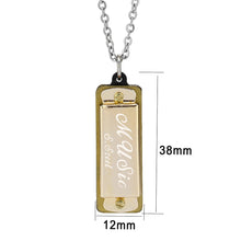 Load image into Gallery viewer, TK3937 - Two Tone IP Gold (Ion Plating) Stainless Steel Chain Pendant with NoStone in No Stone