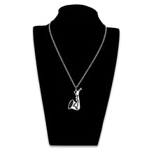 Load image into Gallery viewer, TK3938 - High polished (no plating) Stainless Steel Chain Pendant with NoStone in No Stone