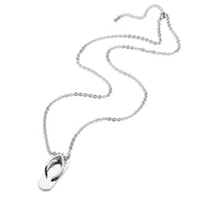 Load image into Gallery viewer, TK3943 - High polished (no plating) Stainless Steel Chain Pendant with Top Grade Crystal in Clear