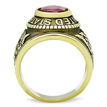 Load image into Gallery viewer, TK414706G - IP Gold(Ion Plating) Stainless Steel Ring with Synthetic Synthetic Glass in Siam