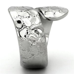 TK936 - High polished (no plating) Stainless Steel Ring with No Stone