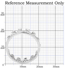 Load image into Gallery viewer, TS011 - Rhodium 925 Sterling Silver Ring with AAA Grade CZ  in Clear