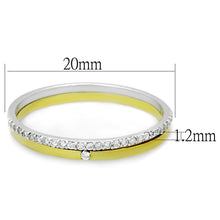 Load image into Gallery viewer, TS207 - Gold+Rhodium 925 Sterling Silver Ring with AAA Grade CZ  in Clear