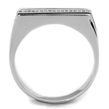 Load image into Gallery viewer, TS217 - Rhodium 925 Sterling Silver Ring with AAA Grade CZ  in Clear