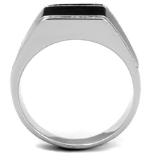 Load image into Gallery viewer, TS223 - Rhodium 925 Sterling Silver Ring with AAA Grade CZ  in Clear