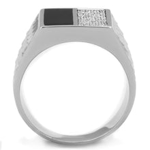 Load image into Gallery viewer, TS226 - Rhodium 925 Sterling Silver Ring with AAA Grade CZ  in Clear