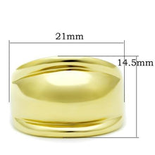 Load image into Gallery viewer, GL010 - IP Gold(Ion Plating) Brass Ring with No Stone