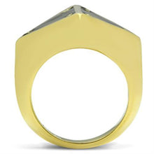 Load image into Gallery viewer, GL325 - IP Gold(Ion Plating) Brass Ring with Epoxy  in Jet