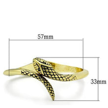 Load image into Gallery viewer, LO2140 - Flash Gold White Metal Bangle with Top Grade Crystal  in Clear