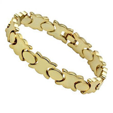 Load image into Gallery viewer, LO2424 - Gold Brass Bracelet with No Stone