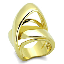 Load image into Gallery viewer, LO3192 - Gold Brass Ring with No Stone