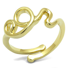 Load image into Gallery viewer, LO4002 - Flash Gold Brass Ring with No Stone