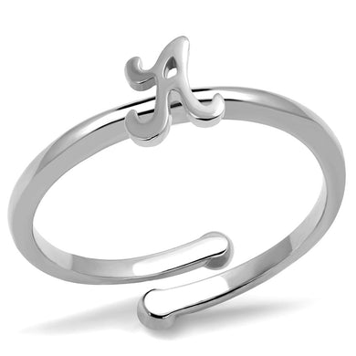 LO4005 - Rhodium Brass Ring with No Stone