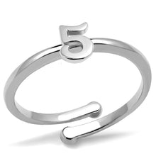 Load image into Gallery viewer, LO4015 - Rhodium Brass Ring with No Stone