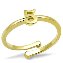 Load image into Gallery viewer, LO4016 - Flash Gold Brass Ring with No Stone