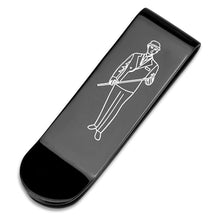 Load image into Gallery viewer, LO4137 - Ruthenium Brass Money clip with No Stone